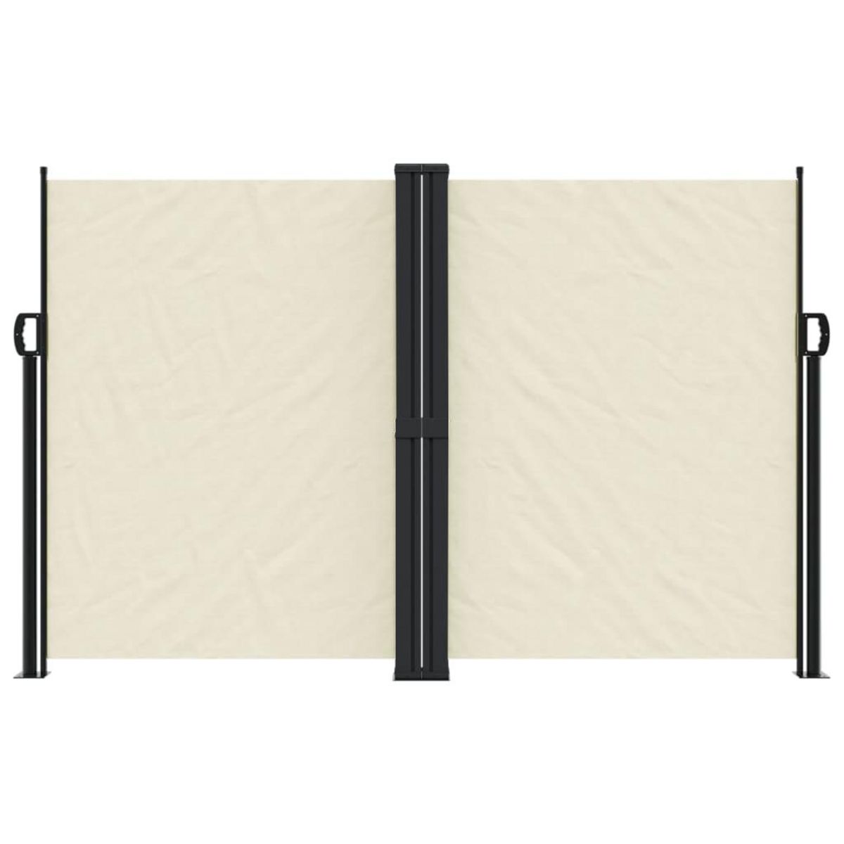 VIDAXL Auvent lateral retractable creme 160x1000 cm