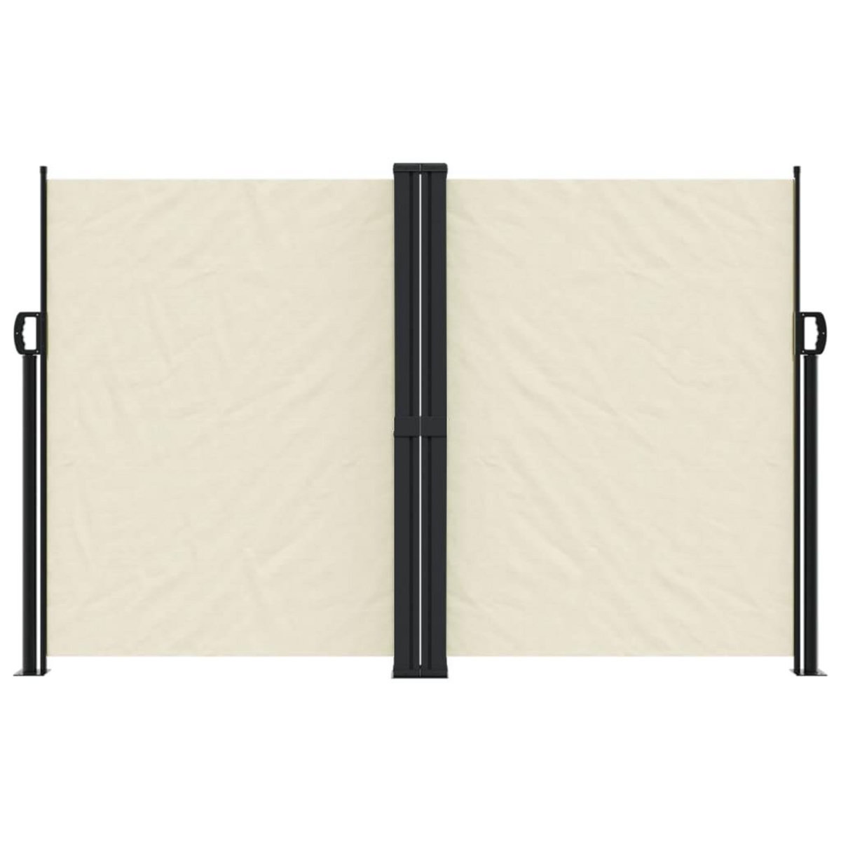 VIDAXL Auvent lateral retractable creme 160x1000 cm