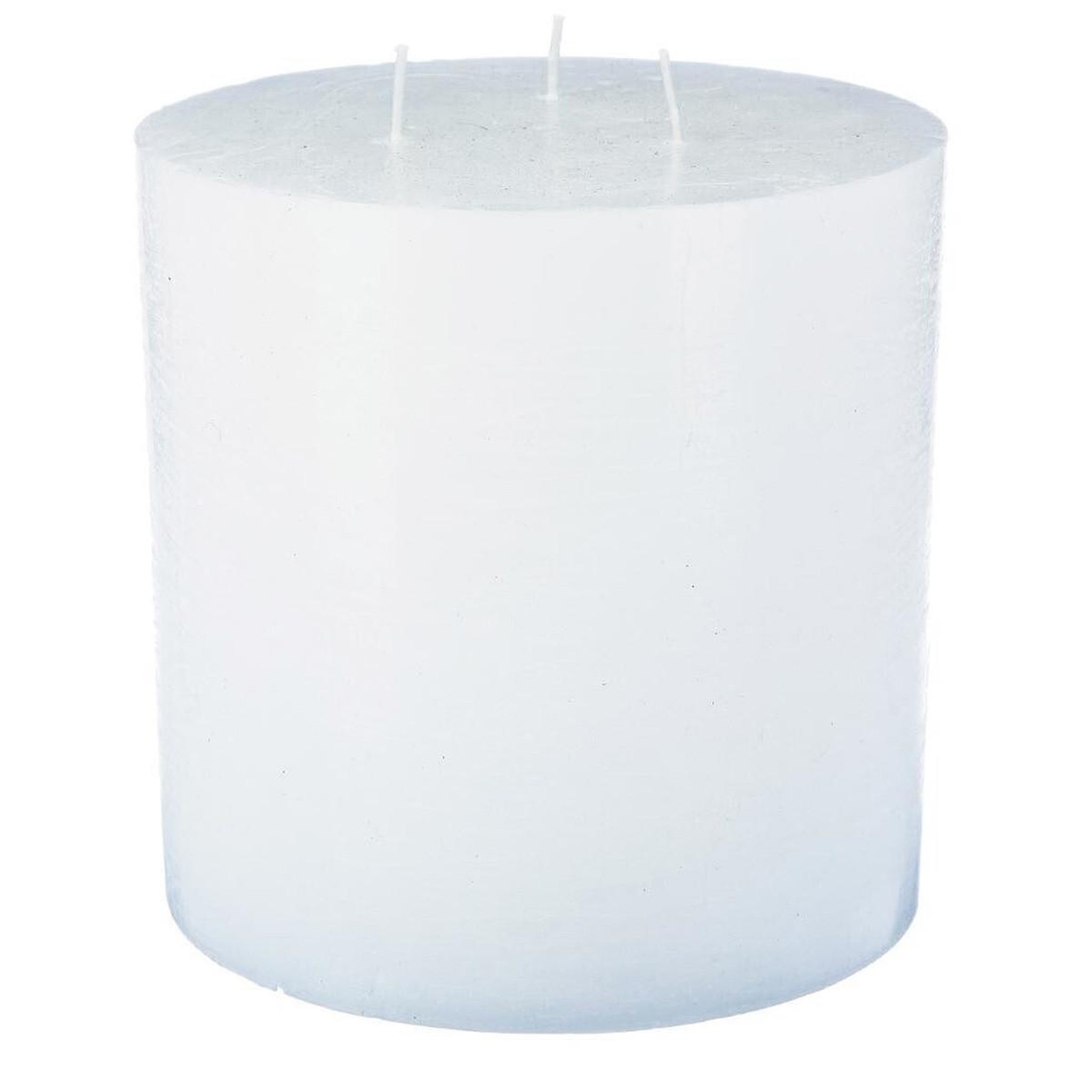 Voir la diapositive 1 : COMPTOIR DE LA BOUGIE Bougie ronde  rustic  14cm blanc