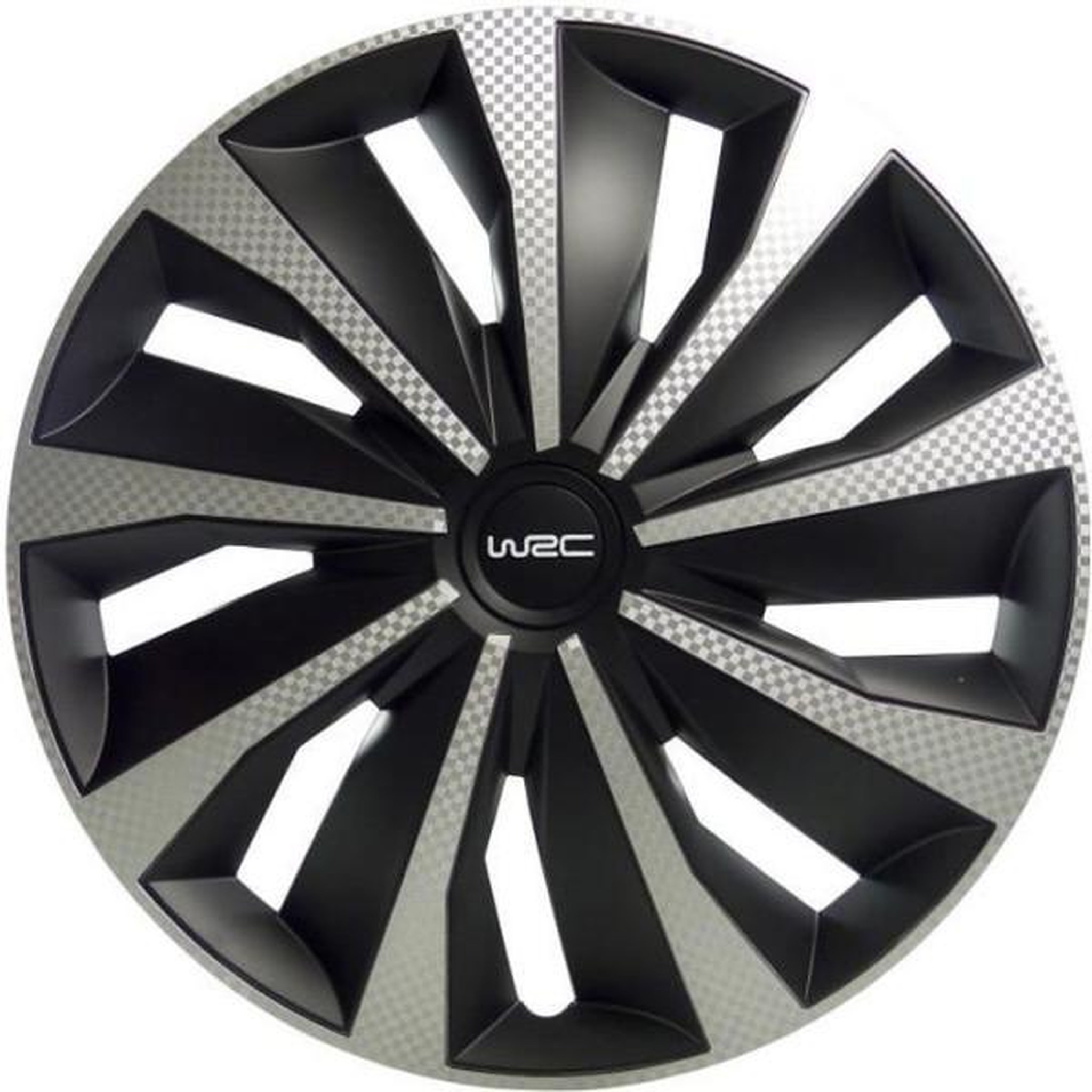 WRC WRC Boîte 4 enjoliveurs 16 Carbon style