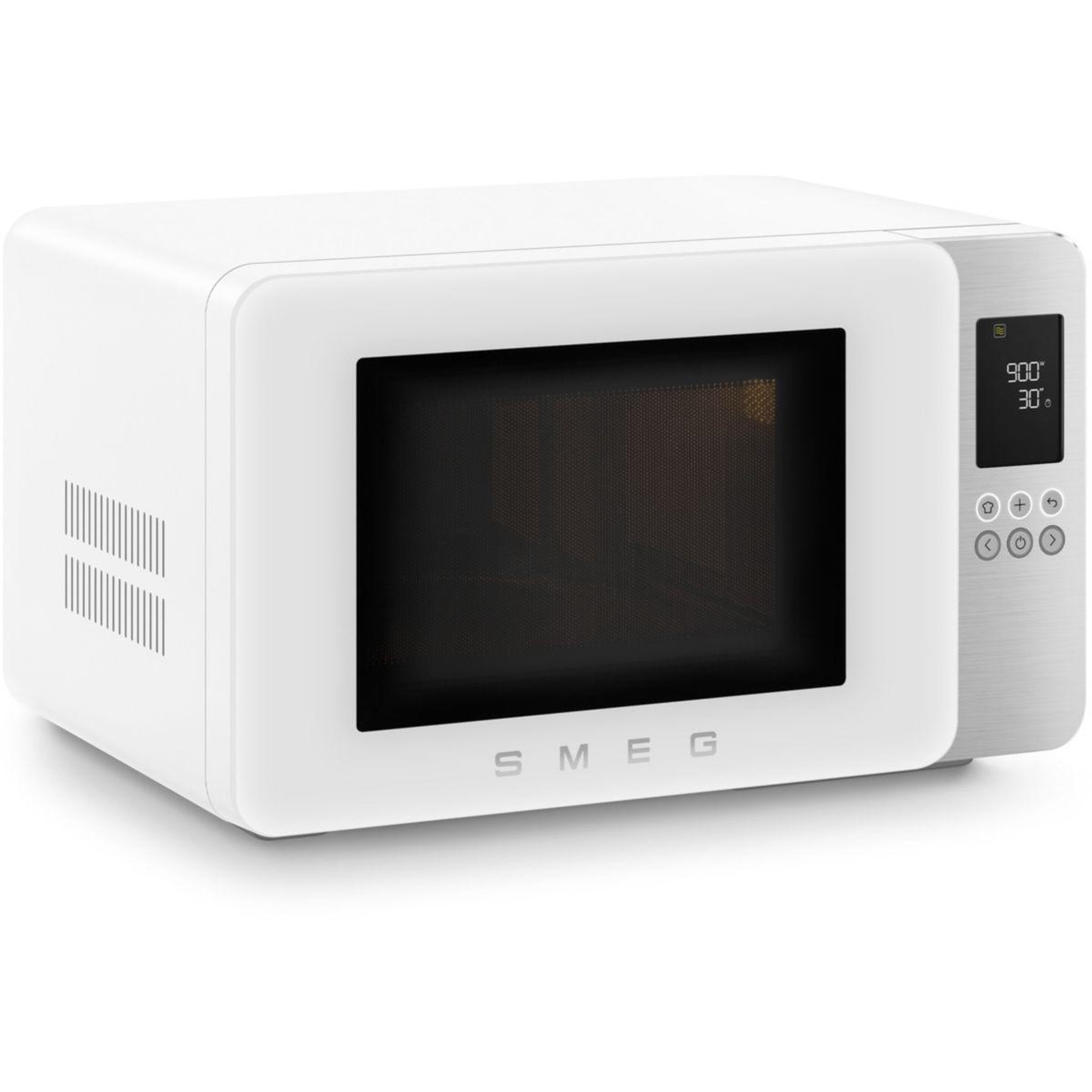 Voir la diapositive 3 : SMEG Micro ondes grill MOC01WHMEU