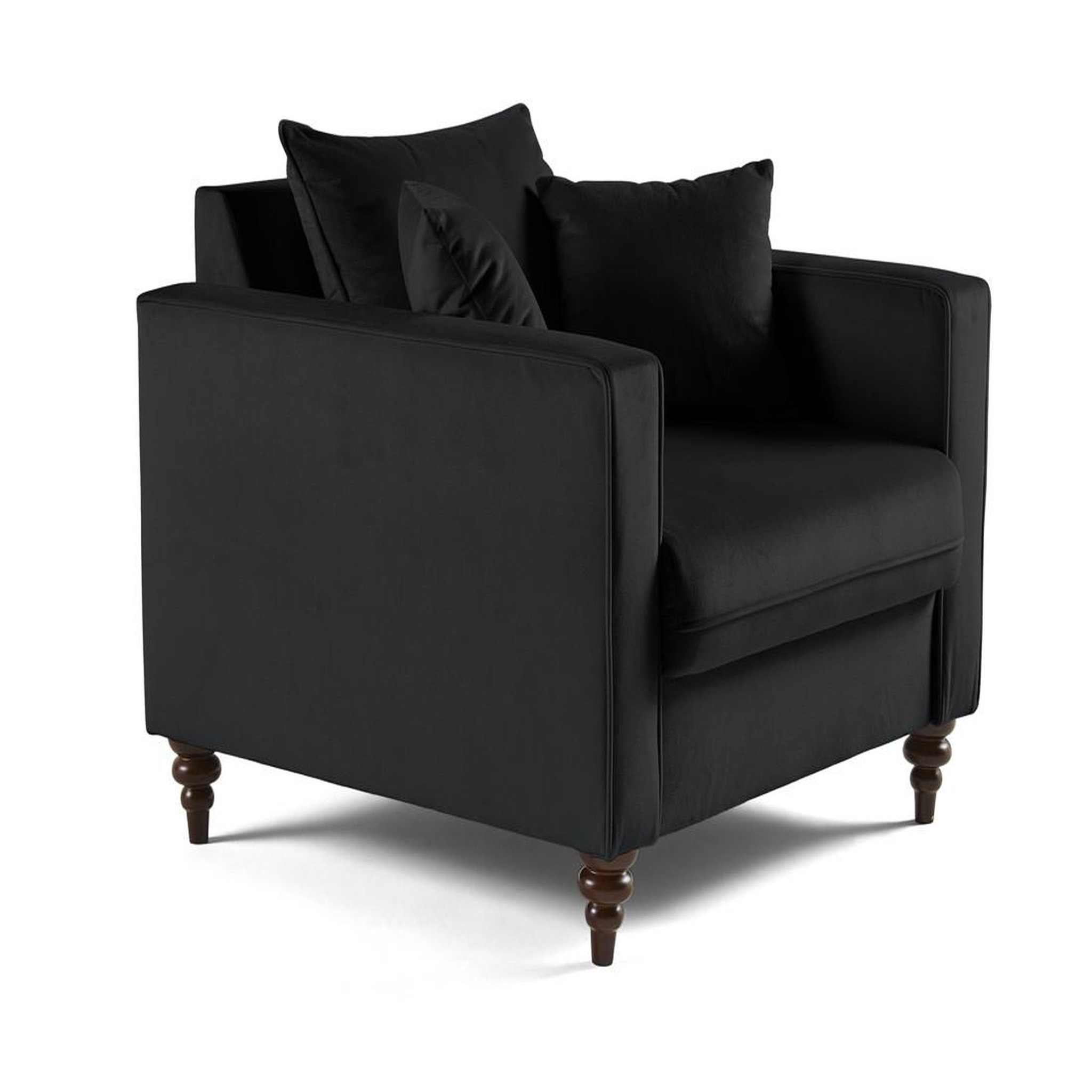 Voir la diapositive 4 : BEST MOBILIER Flamingo - fauteuil en velours