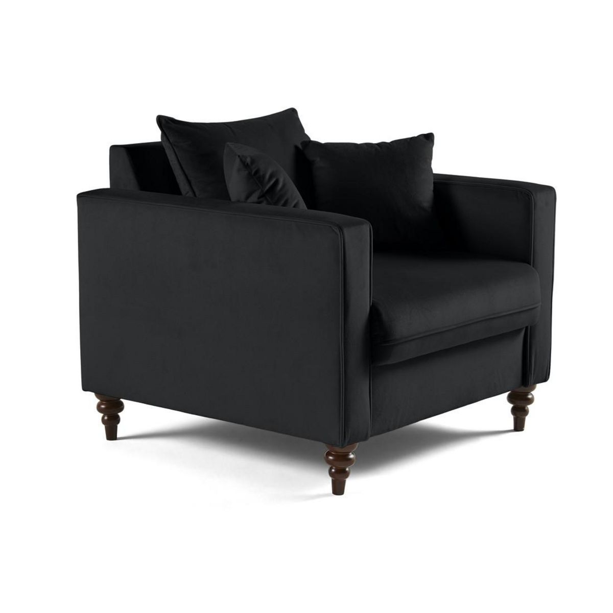 BEST MOBILIER Flamingo - fauteuil en velours