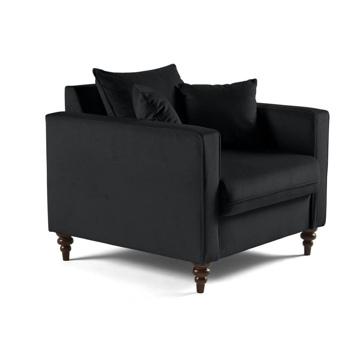 BEST MOBILIER Flamingo - fauteuil en velours