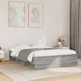 Voir la diapositive 1 : VIDAXL Cadre de lit sans matelas sonoma gris 140x190 cm
