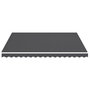 Voir la diapositive 3 : VIDAXL Tissu de remplacement pour auvent Anthracite 4x3,5 m
