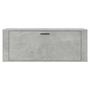 Voir la diapositive 5 : VIDAXL Armoire a chaussures murale Gris beton 100x35x38 cm