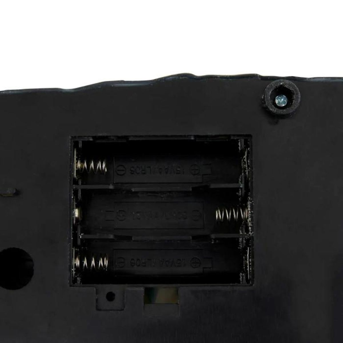 FEERIC LIGHT & CHRISTMAS Village de Noel enneigé avec le Père Noel - Hauteur 23,8 cm - Marron, blanc et bleu