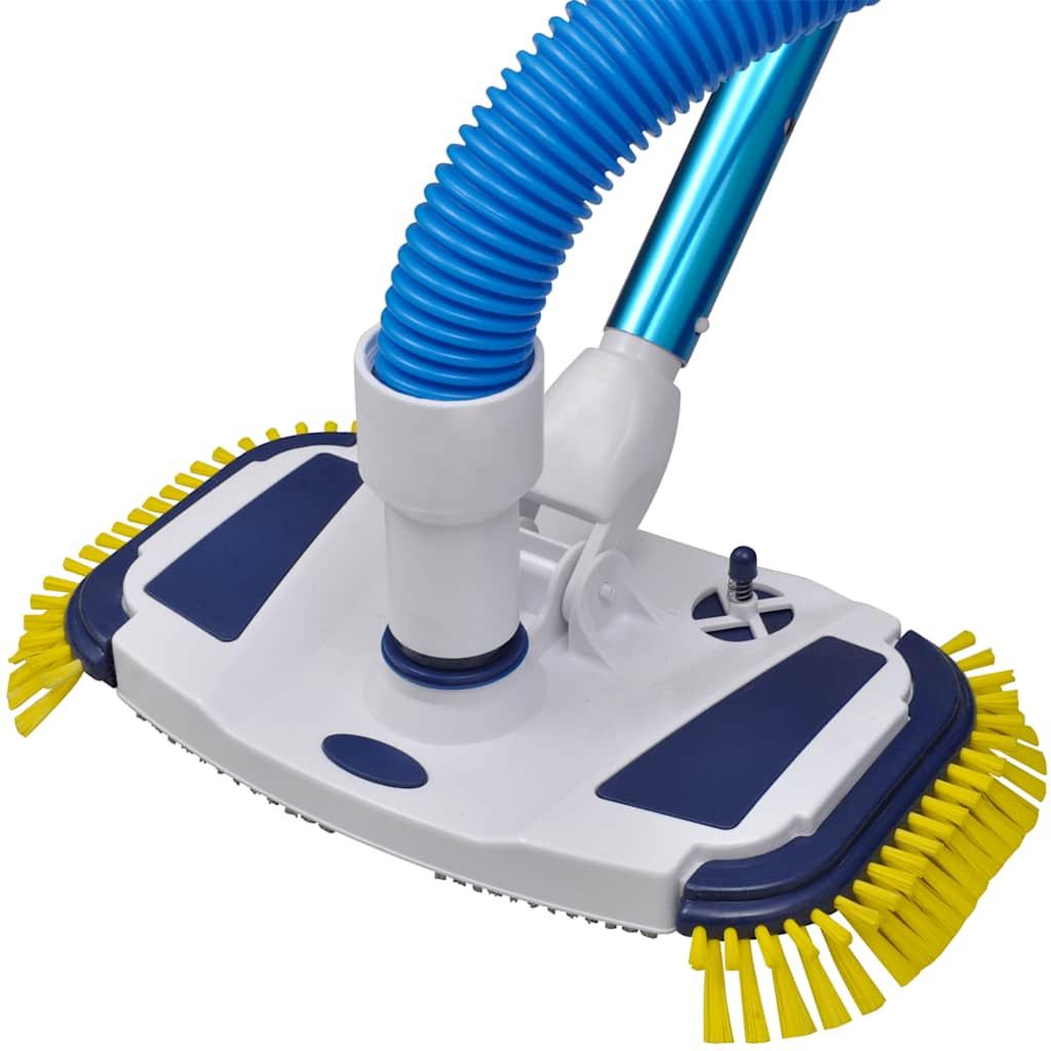 Voir la diapositive 4 : VIDAXL Aspirateur de piscine avec manche telescopique et tuyau
