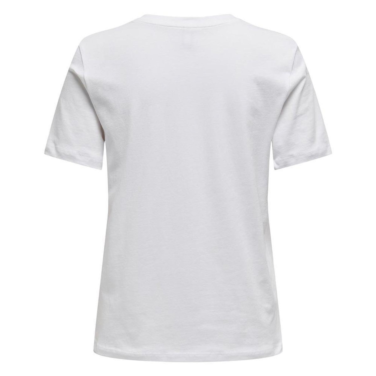 Only T-Shirt Blanc Femme Only Henny Life