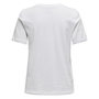 Voir la diapositive 2 : Only T-Shirt Blanc Femme Only Henny Life