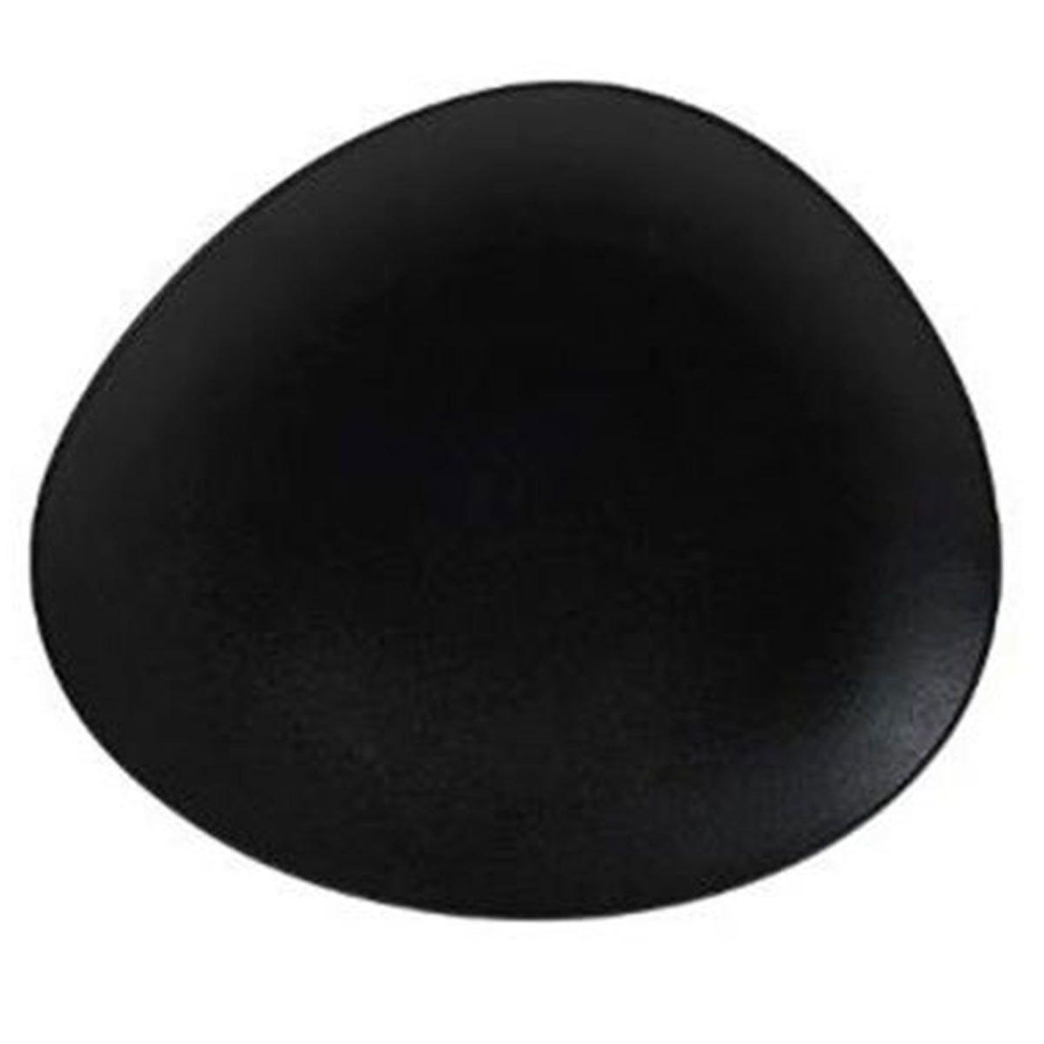 SECRET DE GOURMET Lot de 6 assiettes à dessert  galet  23cm noir