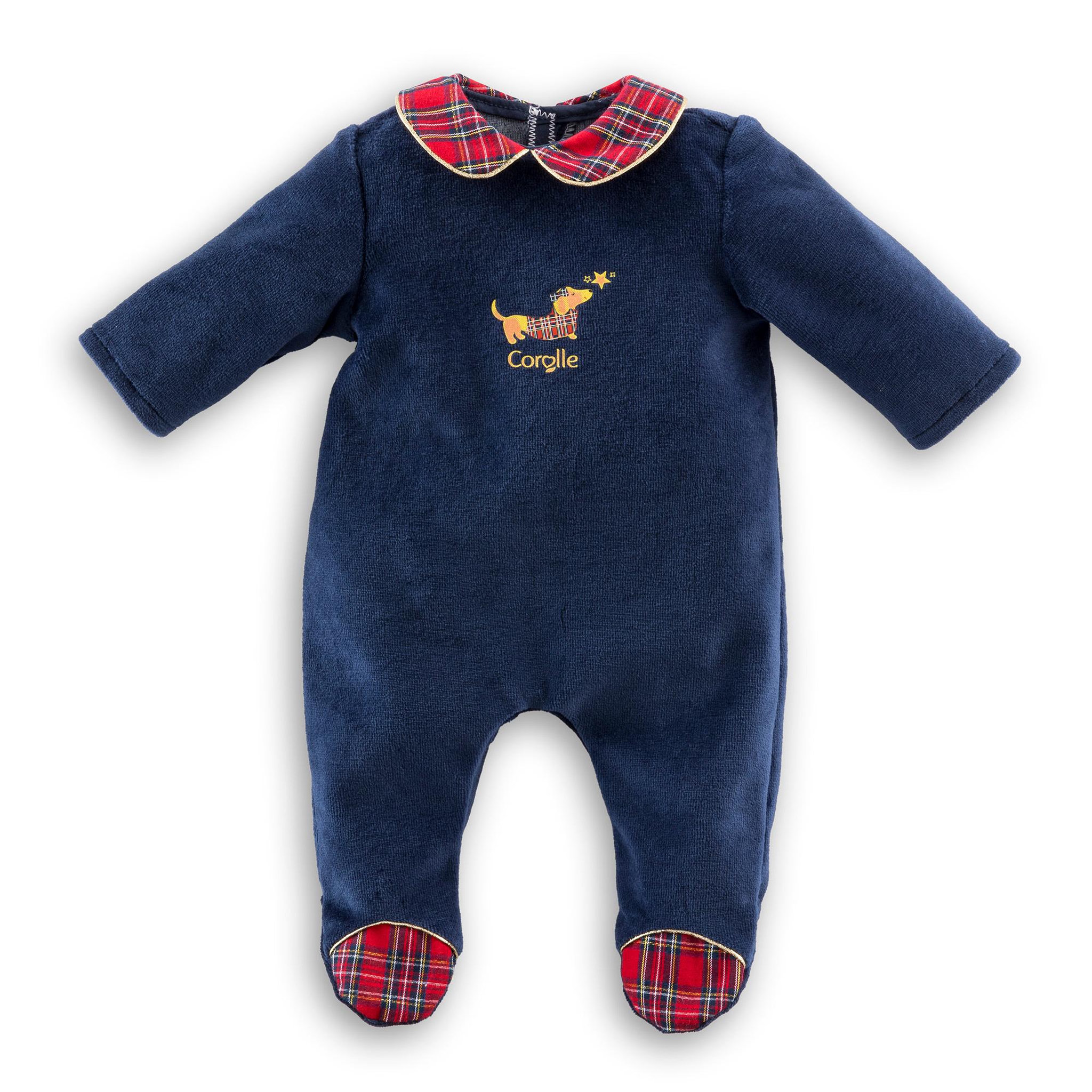 Voir la diapositive 2 : Corolle Pyjama Corolle en Fêtes pour poupon 42 cm
