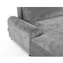Voir la diapositive 4 : LISA DESIGN Nelly - canapé d'angle gauche 4 places convertible avec coffre en velours texturé