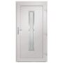 Voir la diapositive 5 : VIDAXL Porte d'entree Blanc 98x208 cm PVC