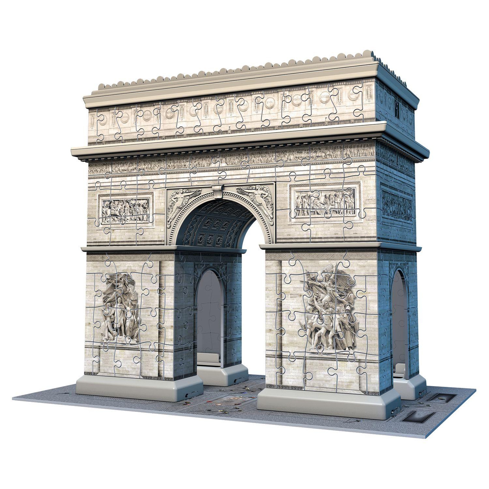 Voir la diapositive 2 : RAVENSBURGER Puzzle 3D 216 pièces Arc de Triomphe