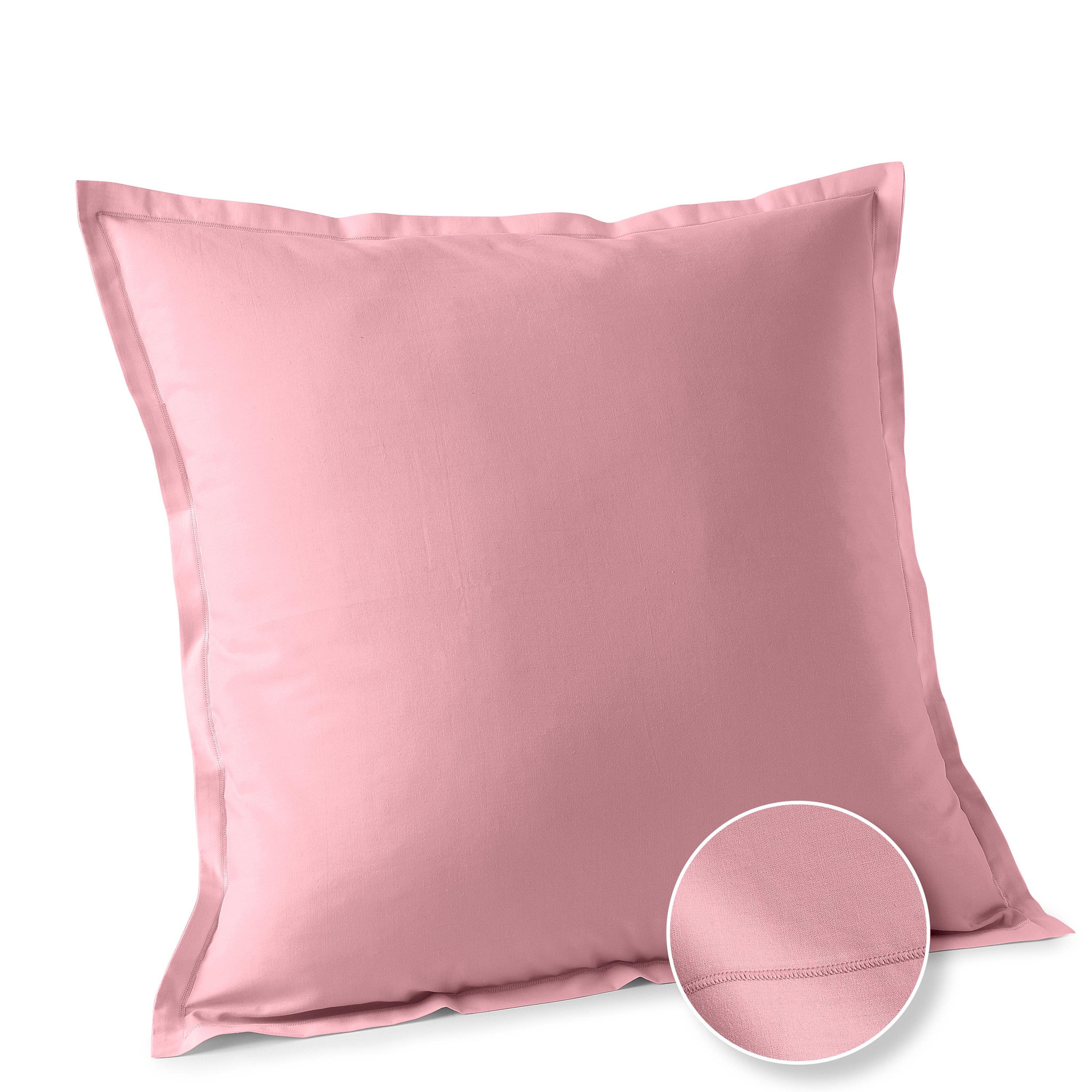 Voir la diapositive 1 : ACTUEL Taie d'oreiller unie en coton 57 fils - collection permanente