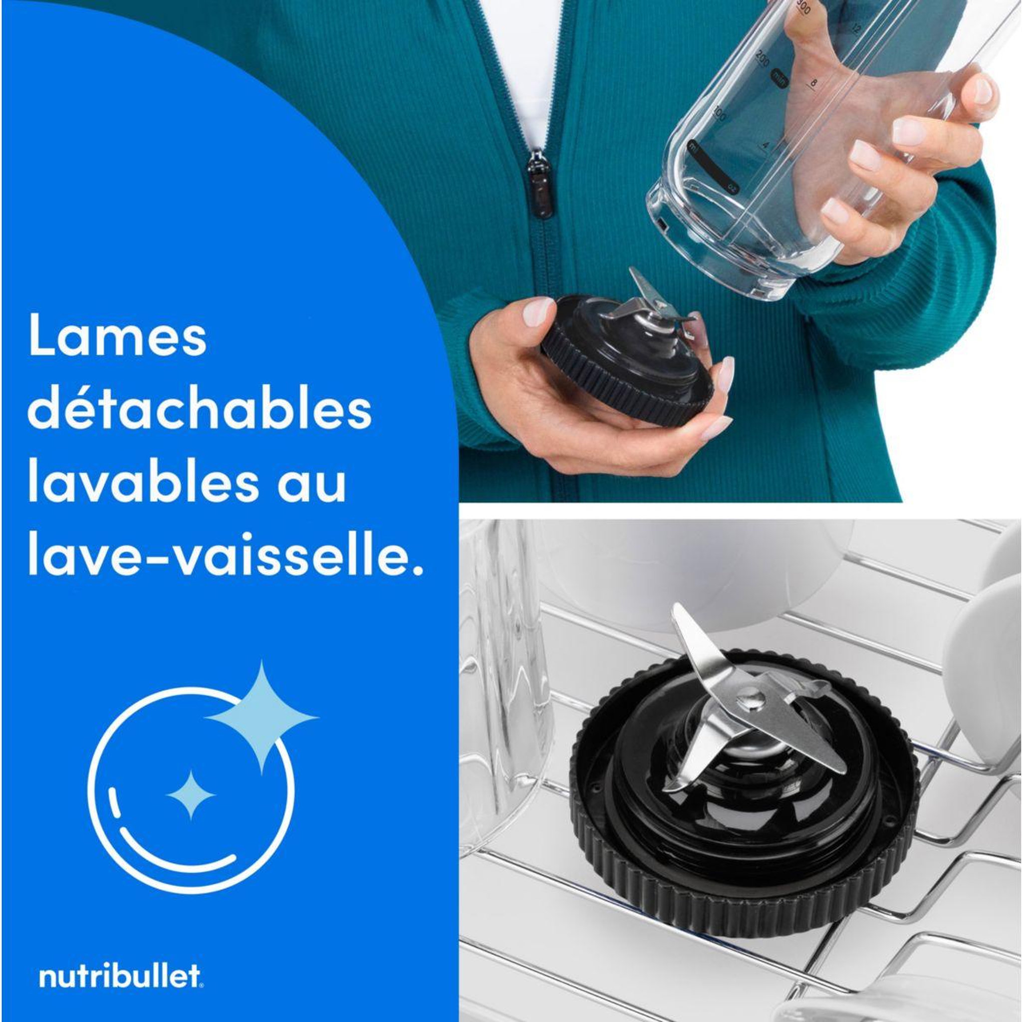 Voir la diapositive 5 : nutribullet Blender flex - gunmetal grey nbp013gm