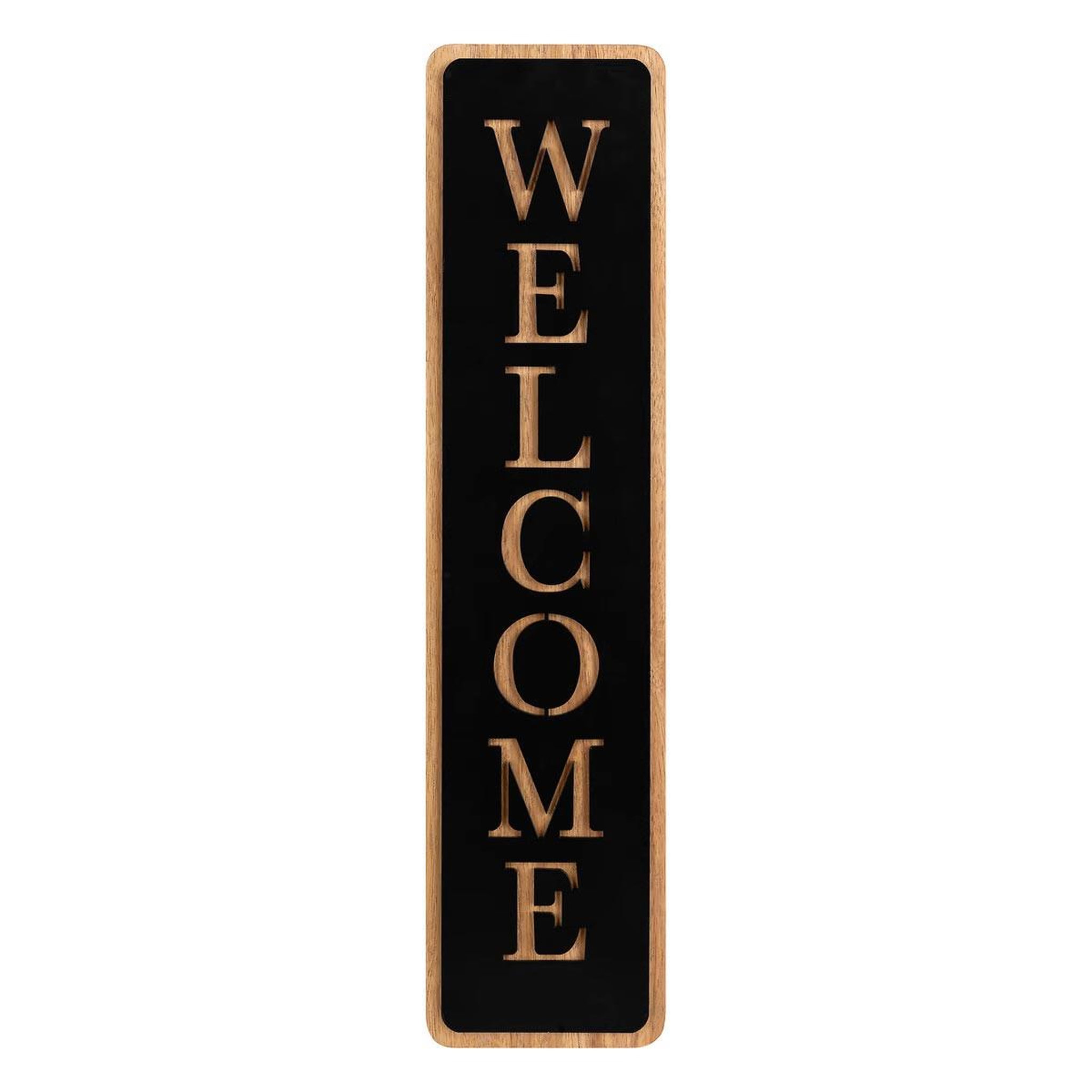 ATMOSPHERA Décoration murale welcome  wilfried  57cm noir