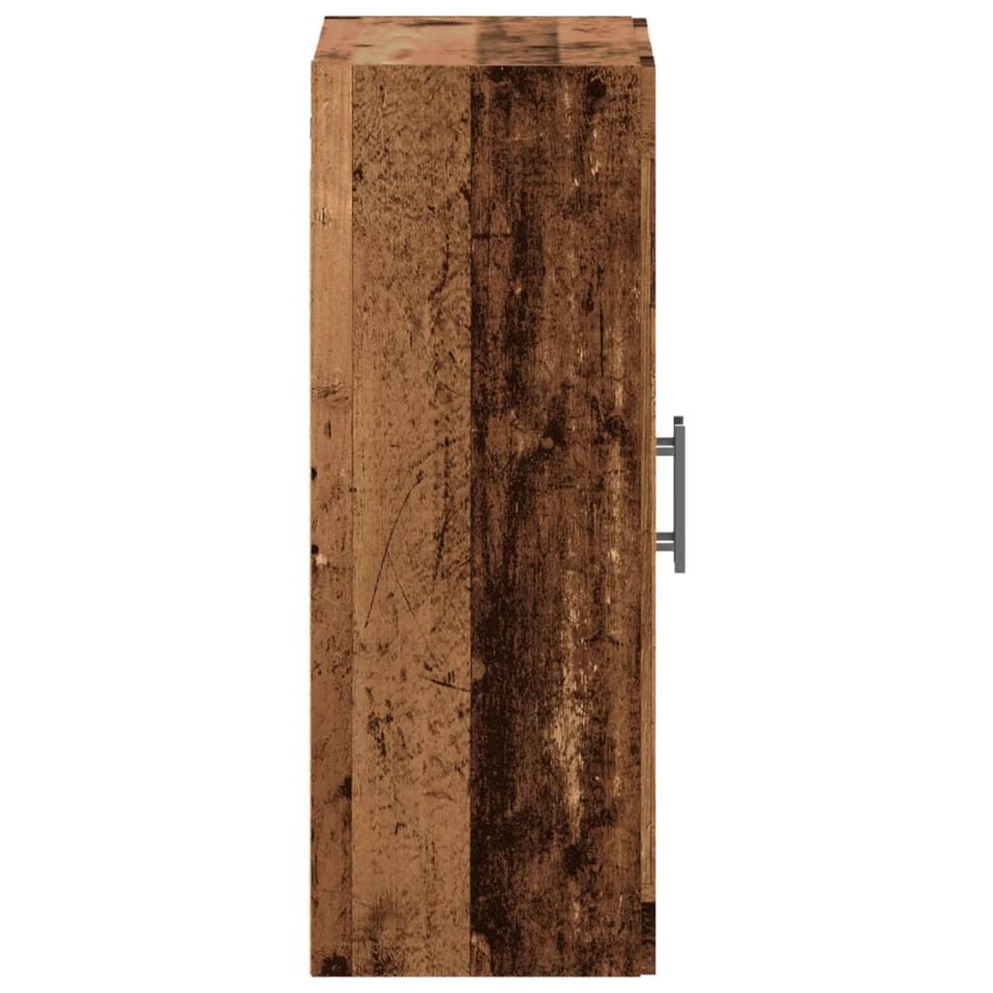 Voir la diapositive 5 : VIDAXL Armoire murale vieux bois 69,5x34x90 cm bois d'ingenierie