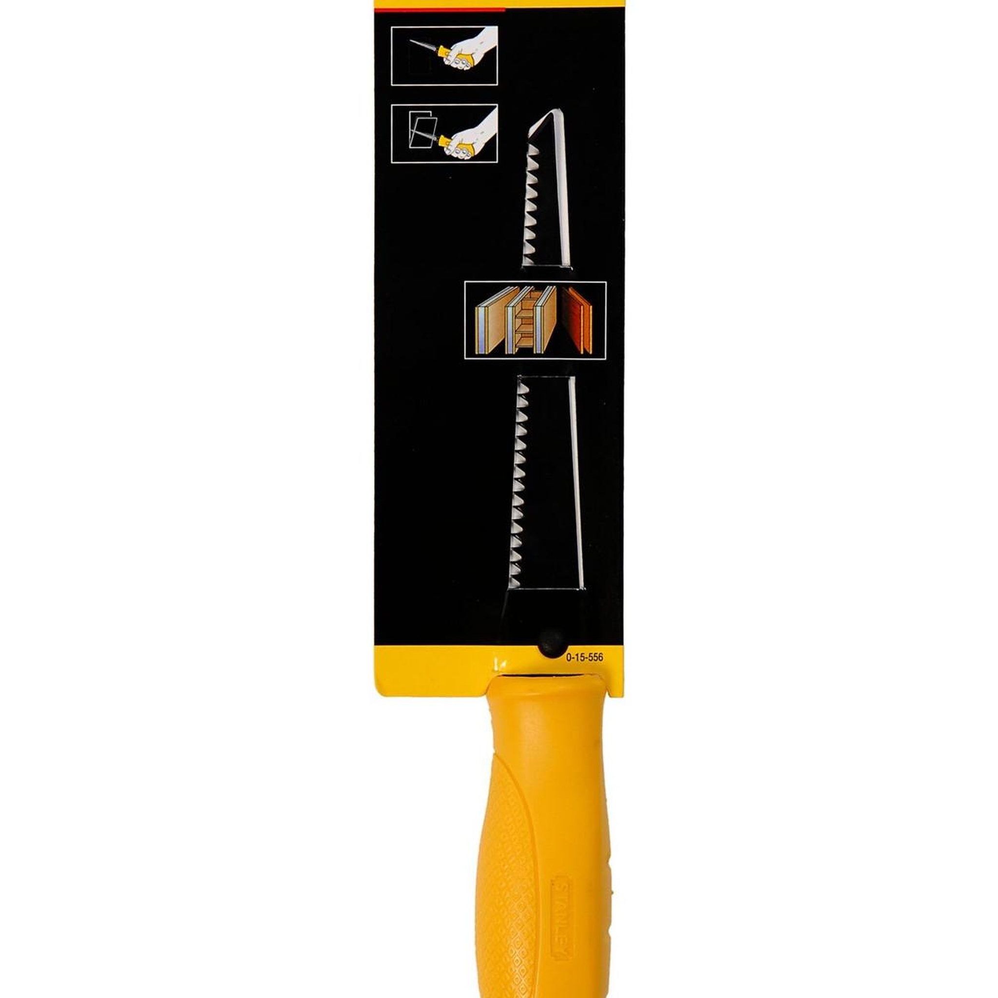 Voir la diapositive 3 : Stanley Stanley SCIE A GUICHET SPECIALE PANNEAUX DE PLATRE POIGNEE SYNTHETIQUE 150MM