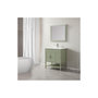 Voir la diapositive 1 : WILSA Ensemble de salle de bain vert 78,3 cm