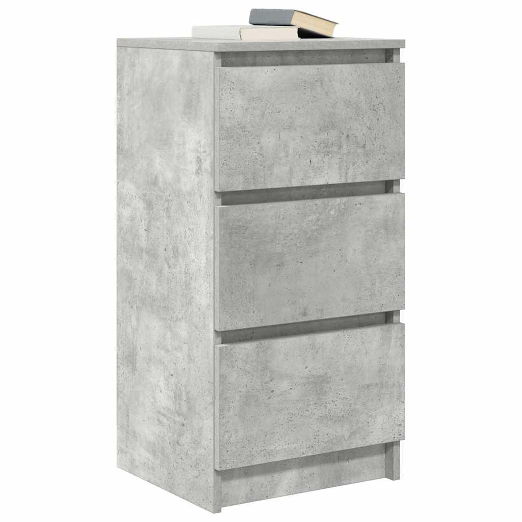 Voir la diapositive 4 : VIDAXL Buffet gris beton 37,5x35x76 cm bois d'ingenierie
