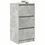 Voir la diapositive 4 : VIDAXL Buffet gris beton 37,5x35x76 cm bois d'ingenierie
