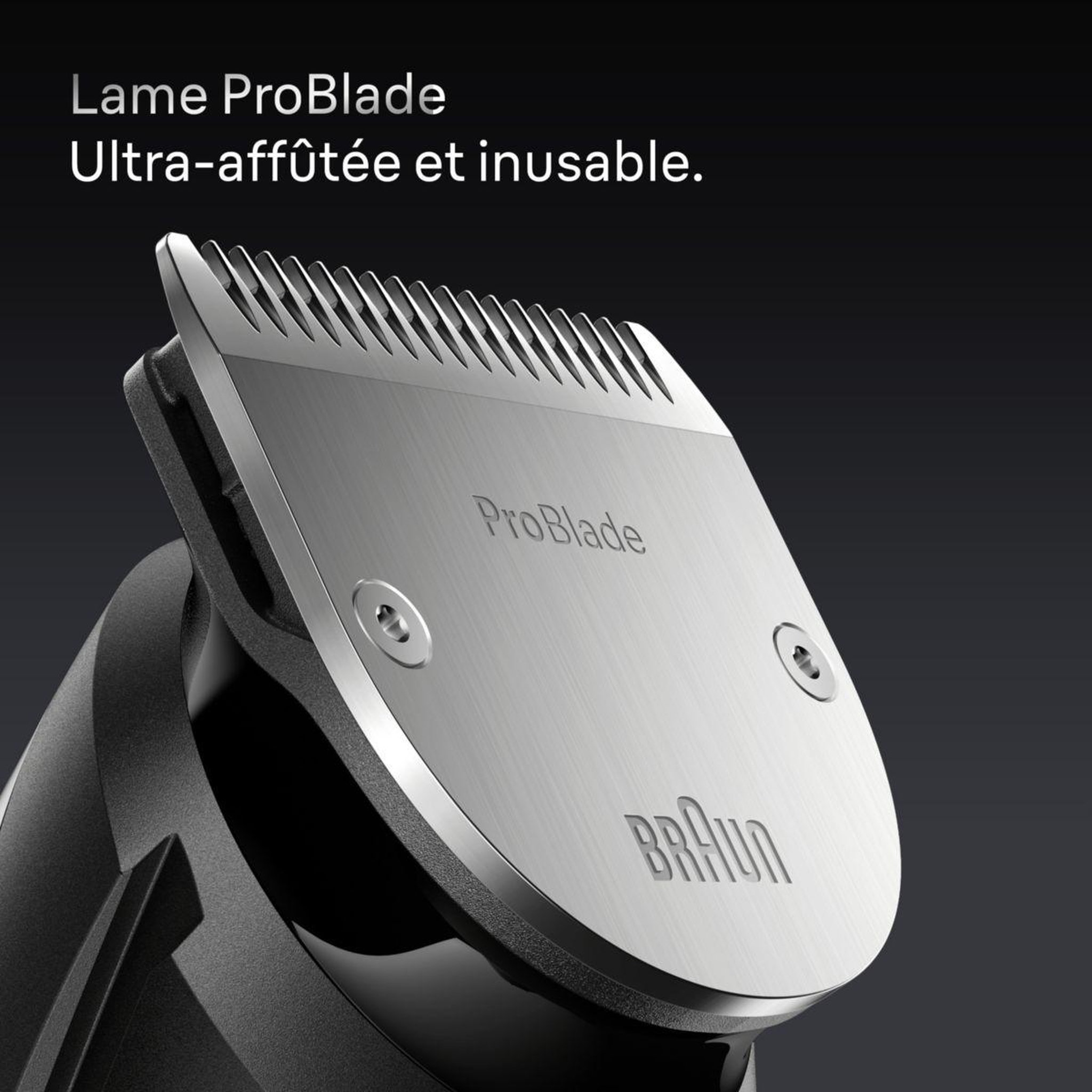 Voir la diapositive 3 : BRAUN Tondeuse barbe bt7540