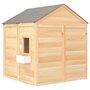 Voir la diapositive 6 : VIDAXL Maison de jeux et porte verrouillable fleurs bois massif sapin