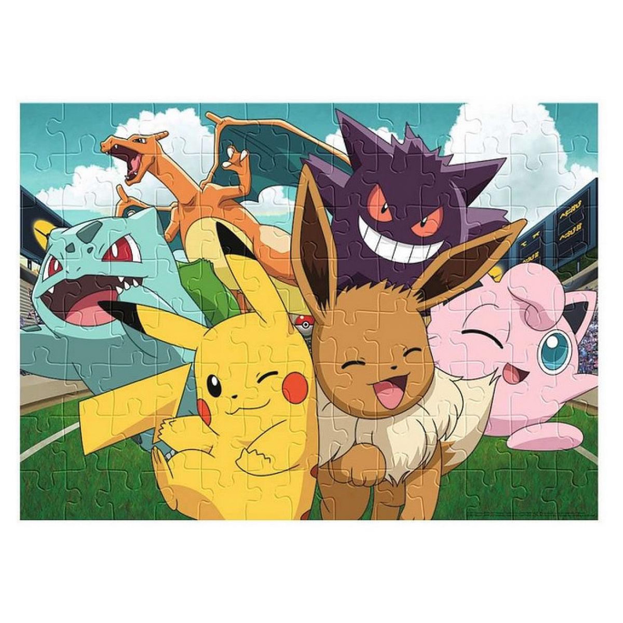 Voir la diapositive 2 : RAVENSBURGER Puzzle Les Pokemon 100 pieces