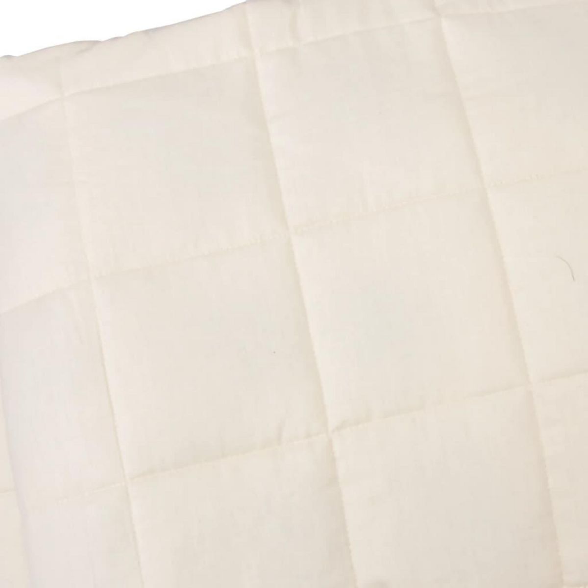 VIDAXL Couverture lestee Creme clair 220x260 cm 11 kg Tissu