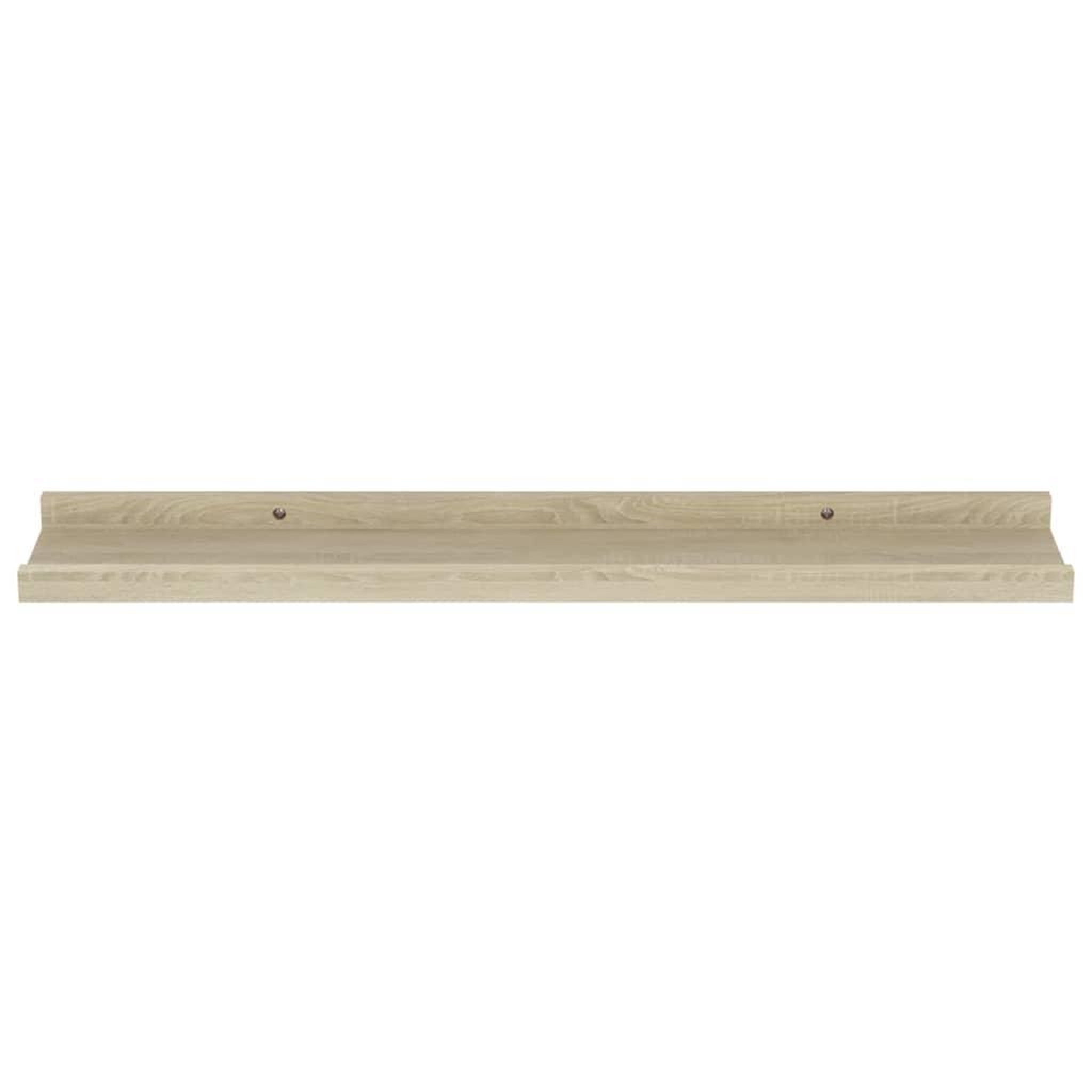 Voir la diapositive 4 : VIDAXL Etageres murales 4 pcs chene sonoma 60x9x3 cm