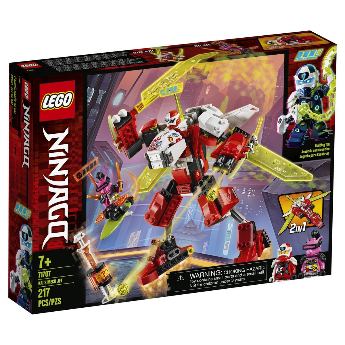 LEGO Ninjago 71707 - L'avion-robot de Kai