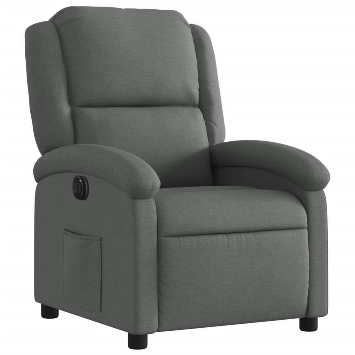 VIDAXL Fauteuil inclinable electrique Gris fonce Tissu