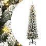 Voir la diapositive 1 : VIDAXL Sapin de Noël artificiel 300 LED et neige floquee 180 cm
