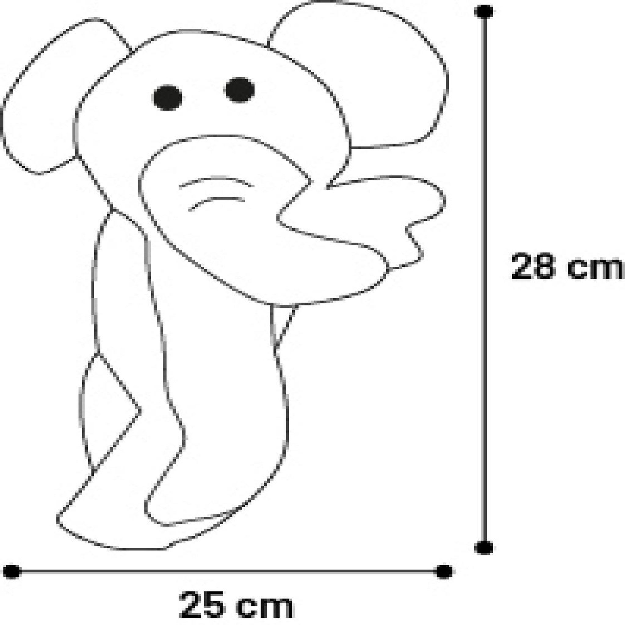 Voir la diapositive 2 : Eden Peluche éléphant pour chien design et moderne