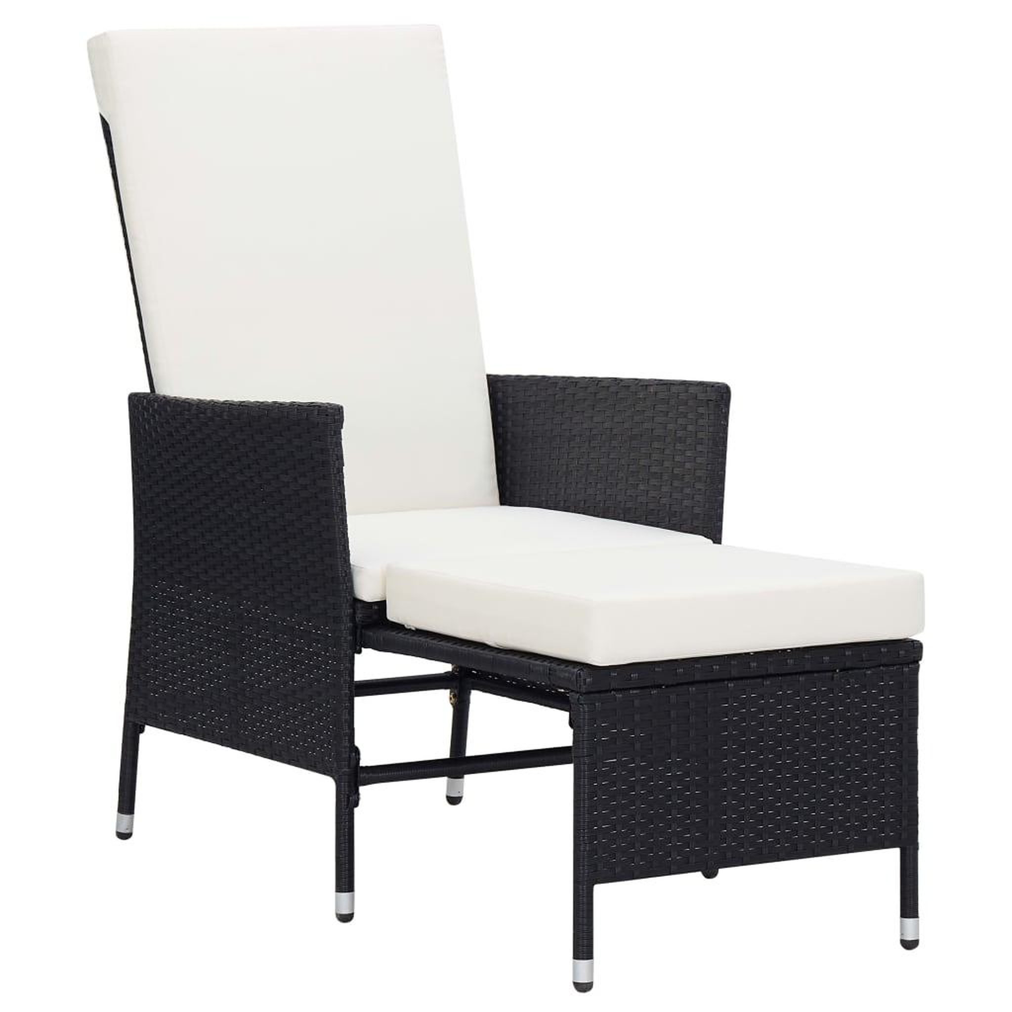 Voir la diapositive 3 : VIDAXL Salon de jardin 2 pcs avec coussins Resine tressee Noir