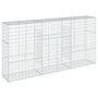 Voir la diapositive 2 : VIDAXL Panier gabion avec couvercle 300x50x150 cm fer galvanise
