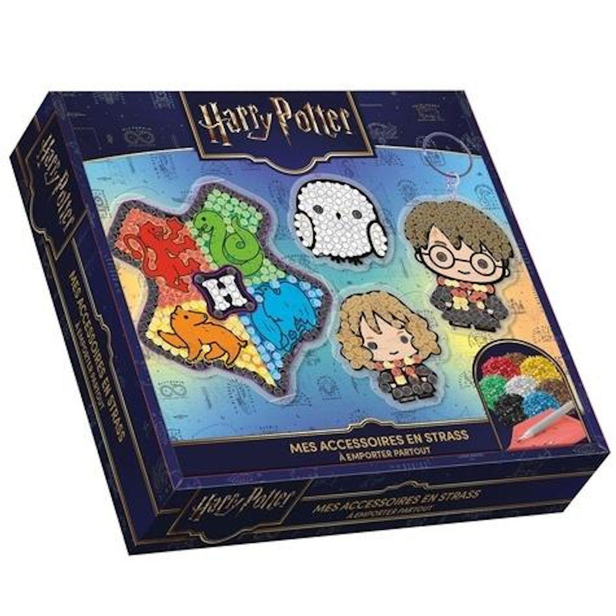 MINI STRASS MES ACCESSOIRES A DECORER HARRY POTTER, Playbac