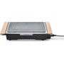 Voir la diapositive 2 : LAGRANGE Plancha électrique Grill' Pierre Classic bois clair à poser, 37x23 cm