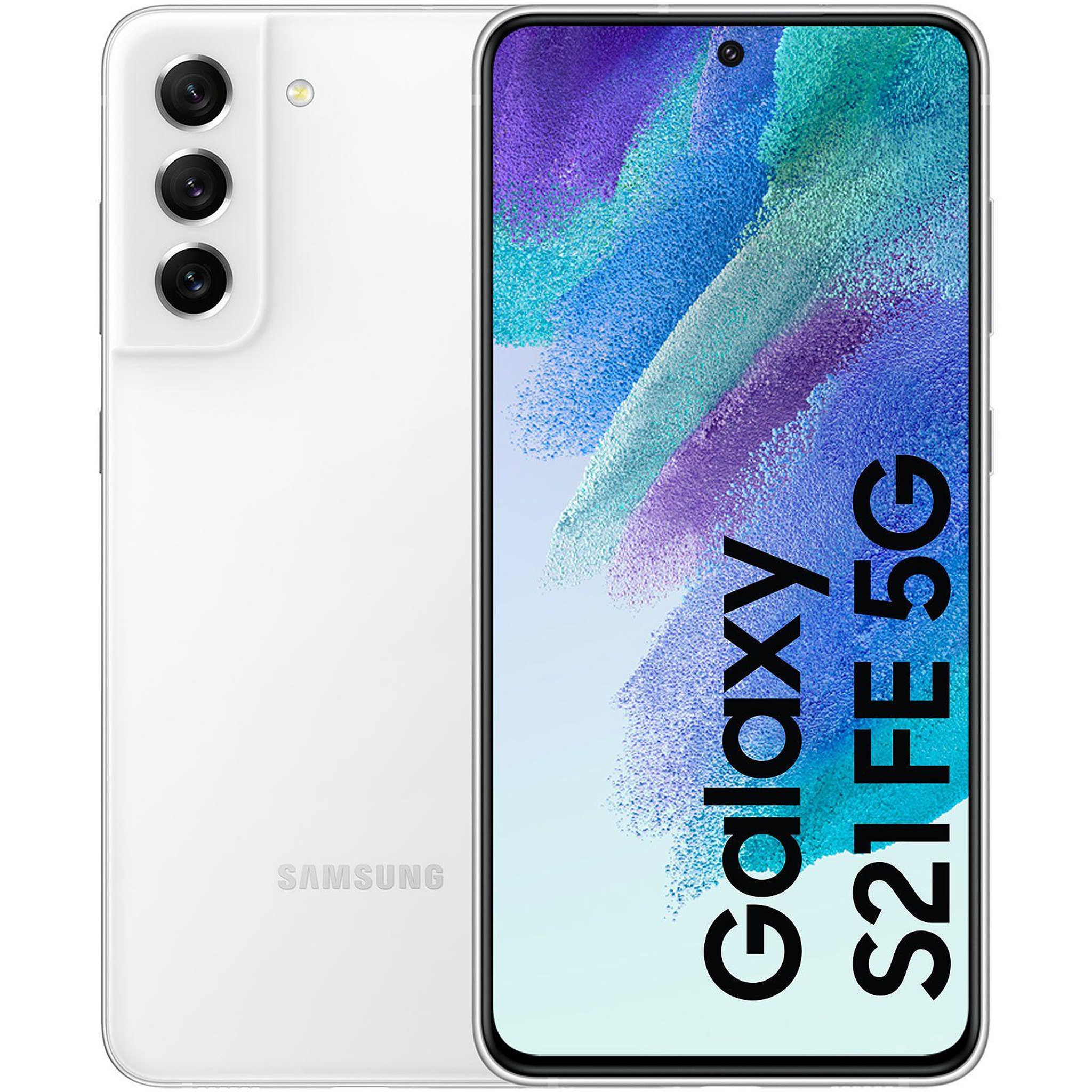 Samsung Galaxy S21 Fe 5G (Dual Sim) Reconditionné 128 Go - Grade A - Blanc