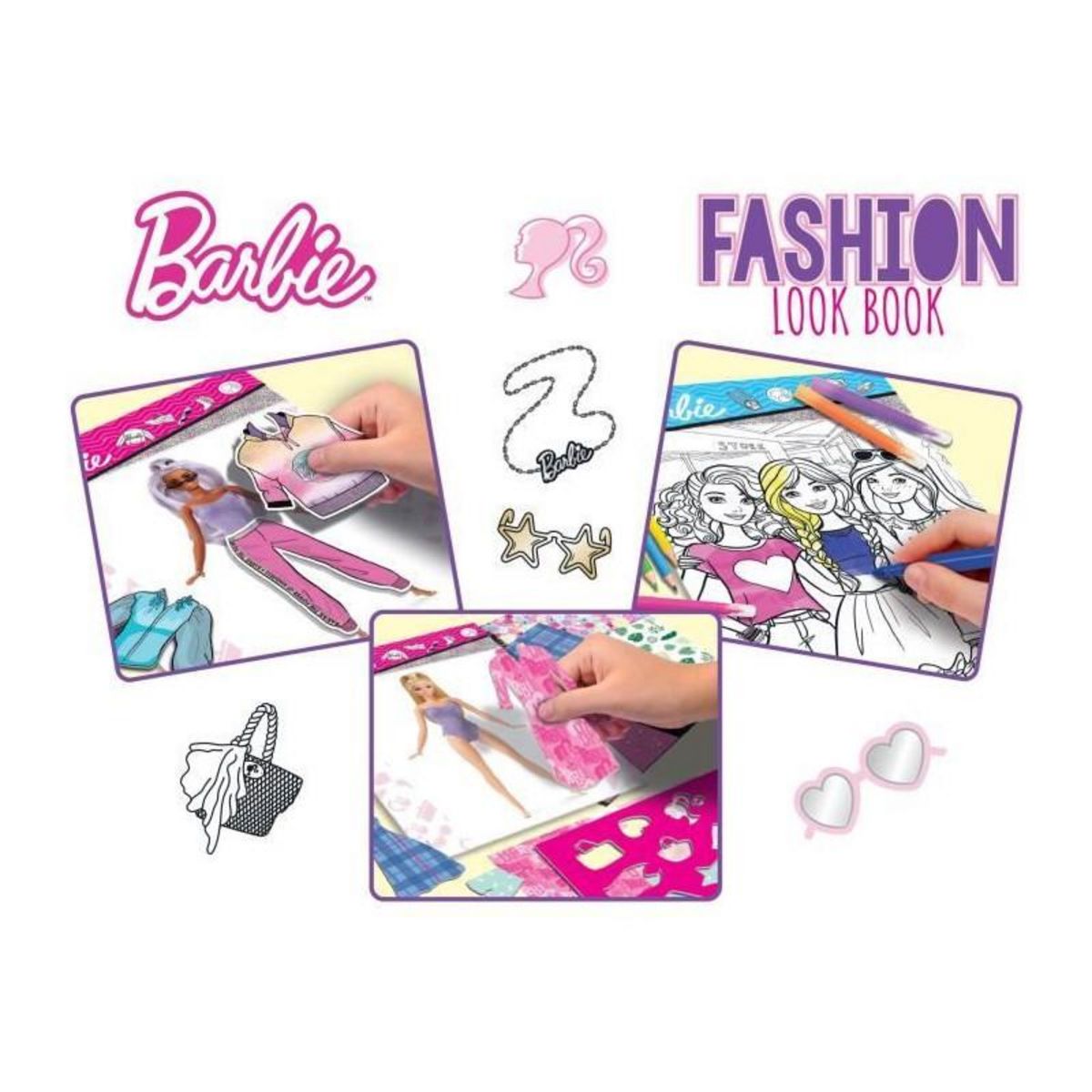 LISCIANI GIOCHI Livret de création collection de mode - Barbie sketch book fashion look - LISCIANI