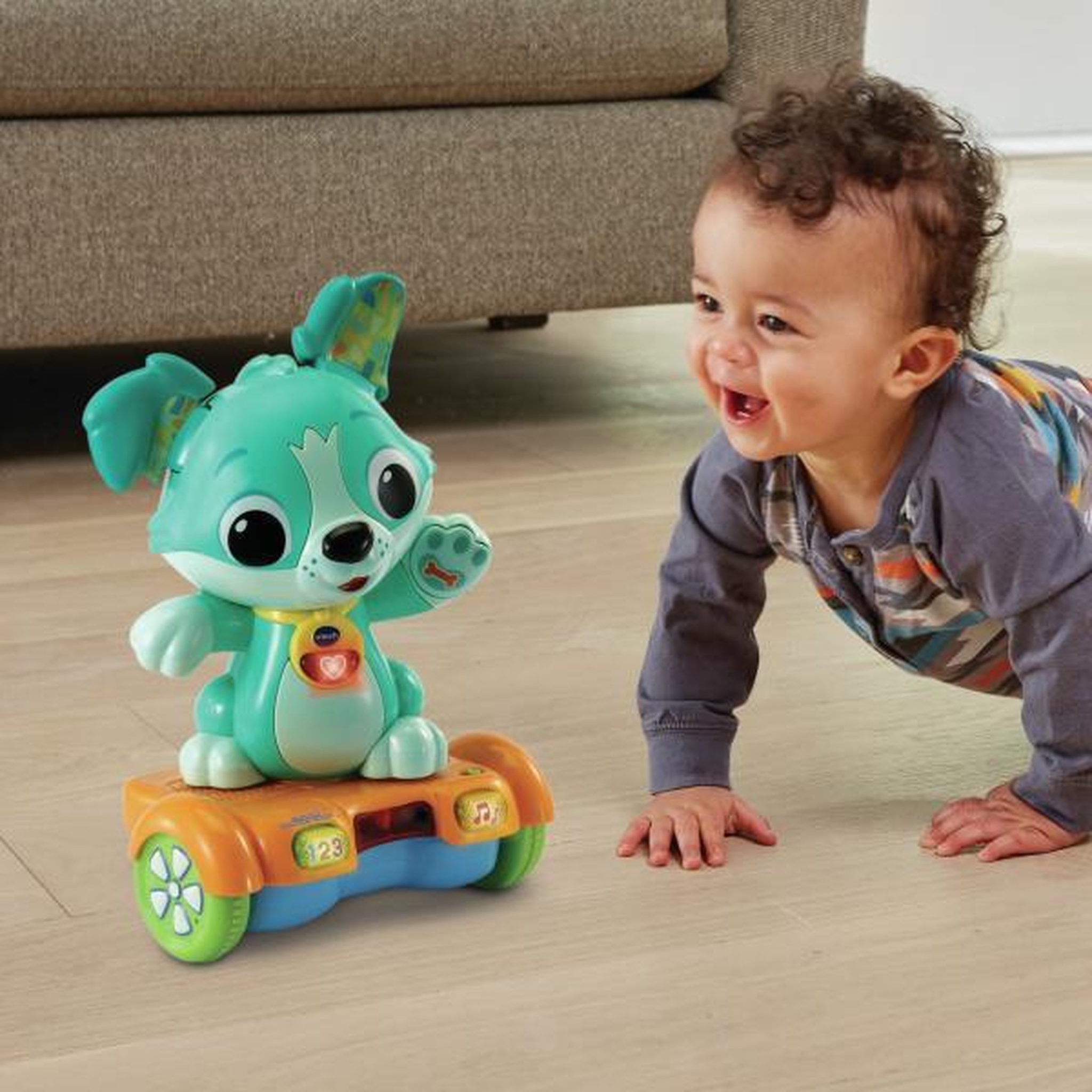 Voir la diapositive 4 : VTECH BABY VTECH BABY - Titou, Mon Toutou Hoverboard - Chien Malicieux a 3 Roues - Piles Fournies - 12 a 36 mois