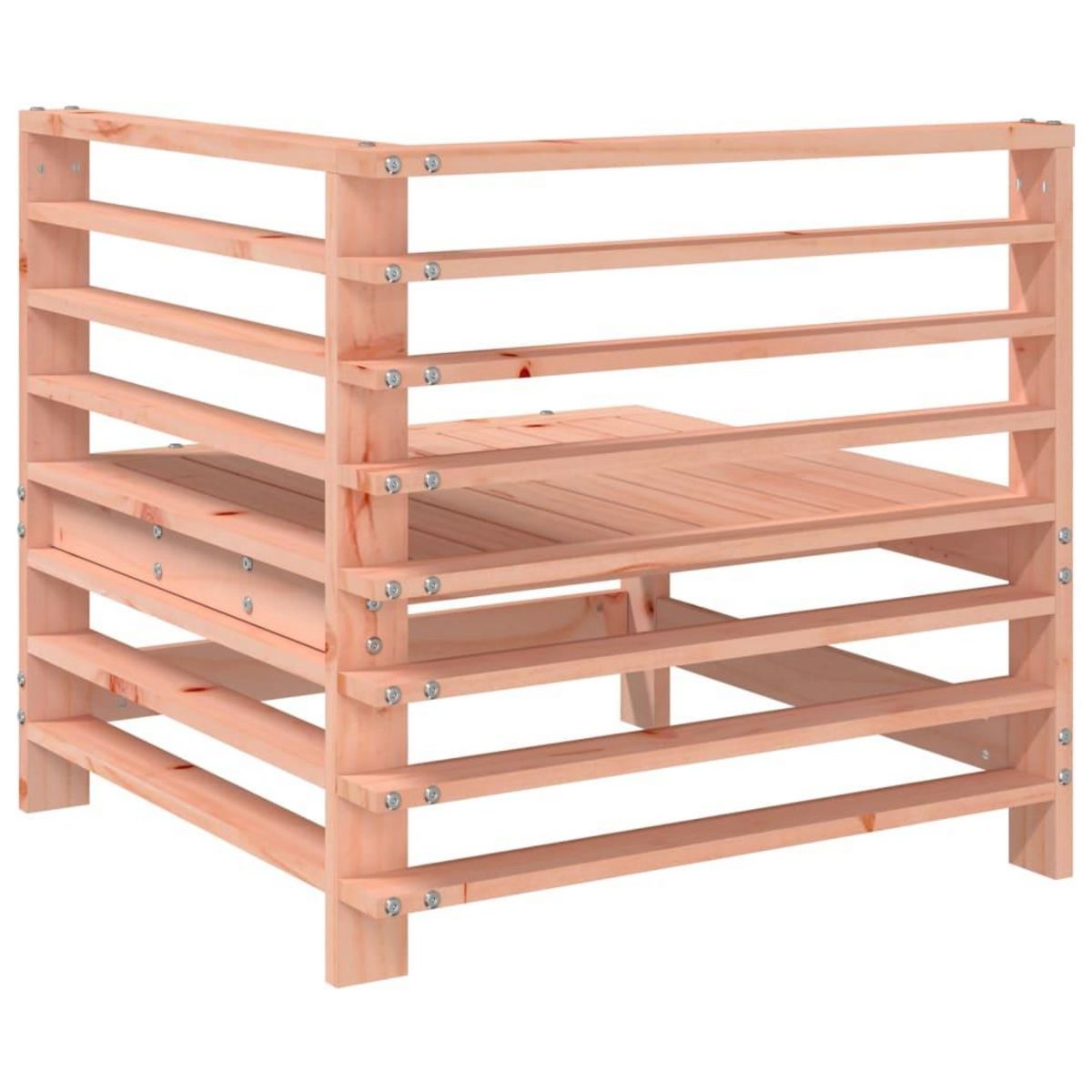 VIDAXL Canape d'angle de jardin bois massif douglas