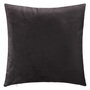 Voir la diapositive 2 : ATMOSPHERA Coussin Déhoussable Velours  Bulle  45x45cm Gris