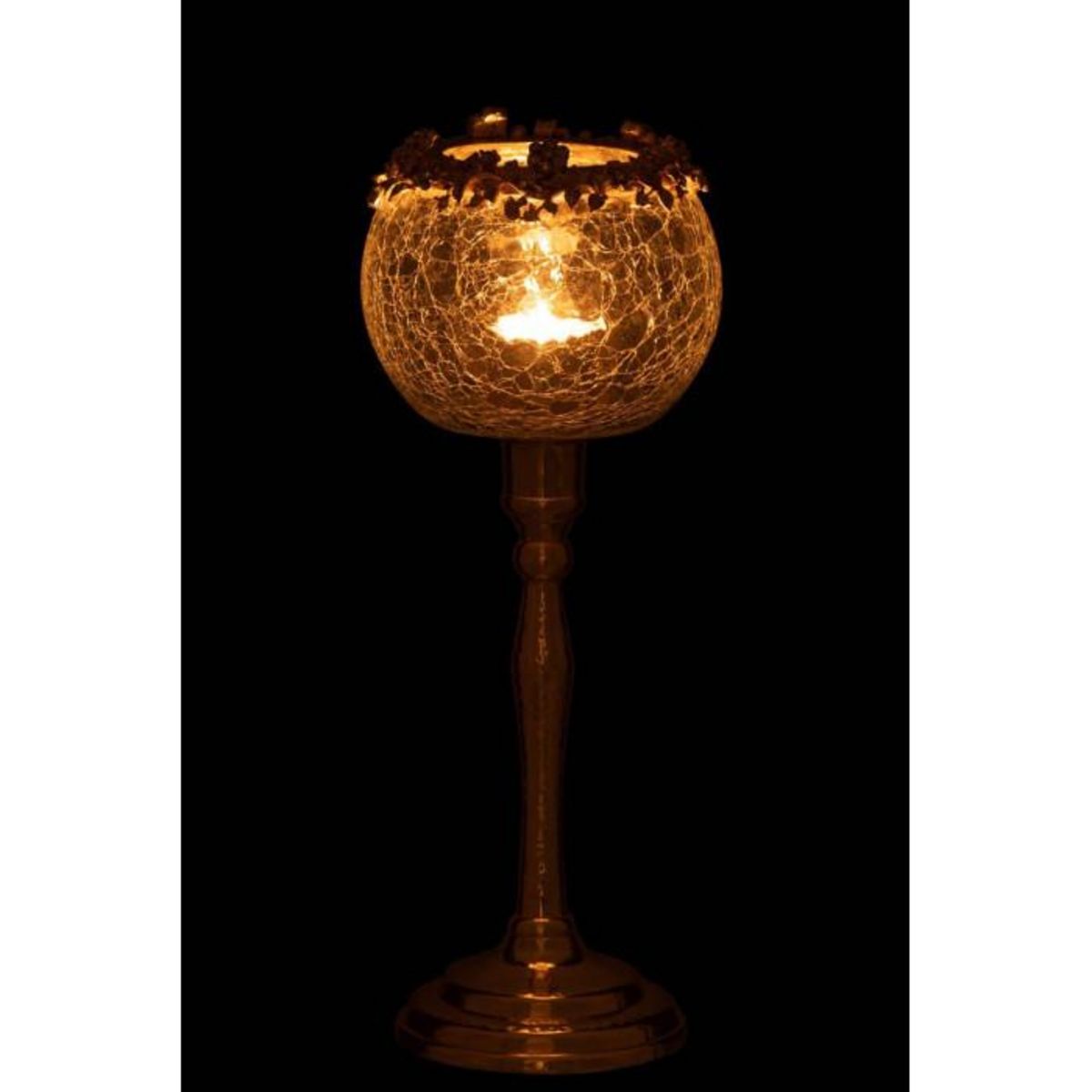 Paris Prix Photophore sur Pied Design  Volve  33cm Or