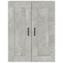 Voir la diapositive 5 : VIDAXL Armoire murale suspendue Gris beton 69,5x32,5x90 cm
