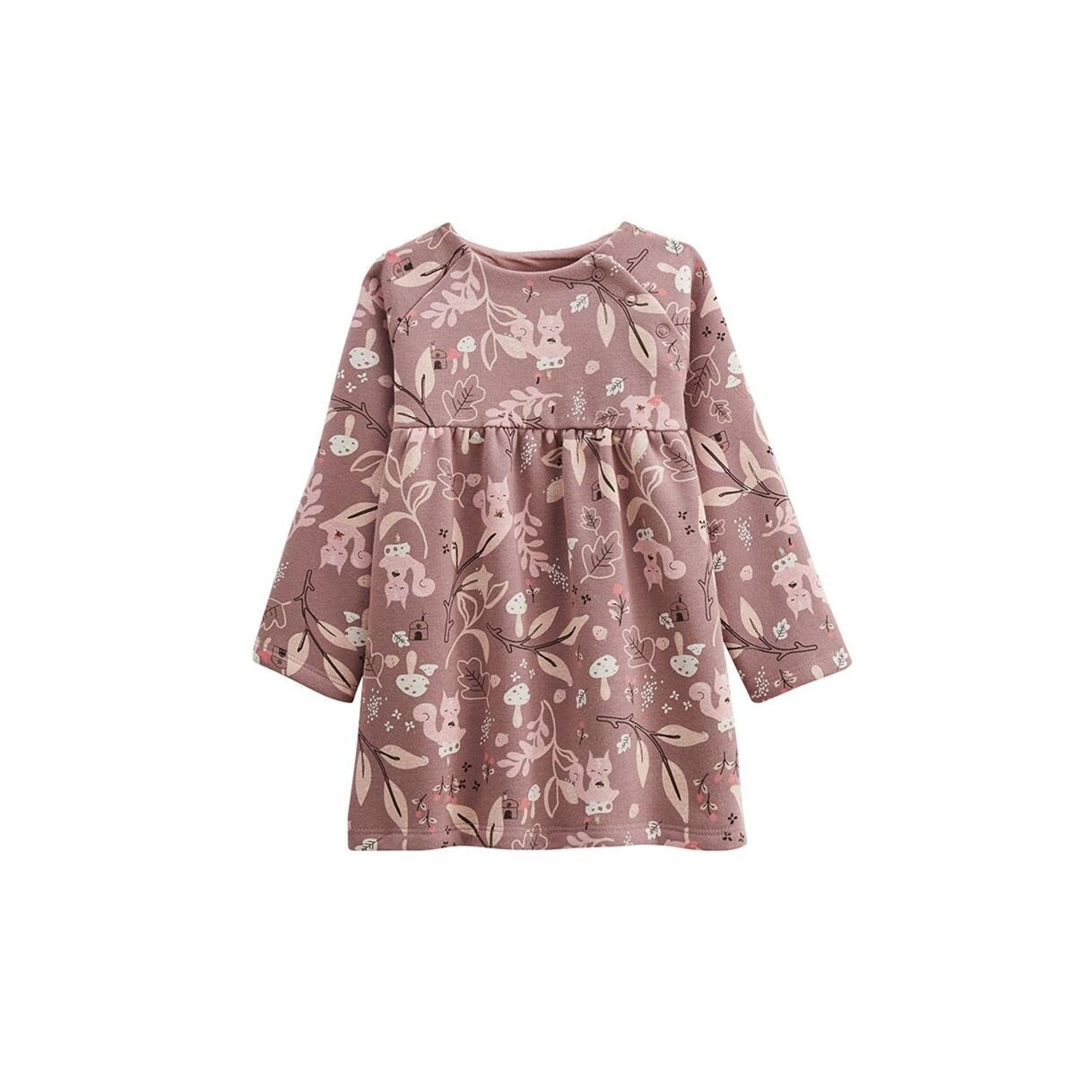 Petit Béguin Robe enfant en molleton Sora