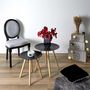Voir la diapositive 6 : Paris Prix Lot de 2 Tables Gigognes  Relief  49cm Noir